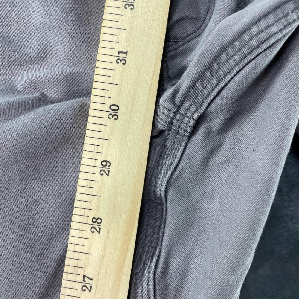 Duluth Trading Co Pants Mens 34x30 Gray Flex Ballroom Khakis Relaxed Fit Casual - Picture 7 of 9